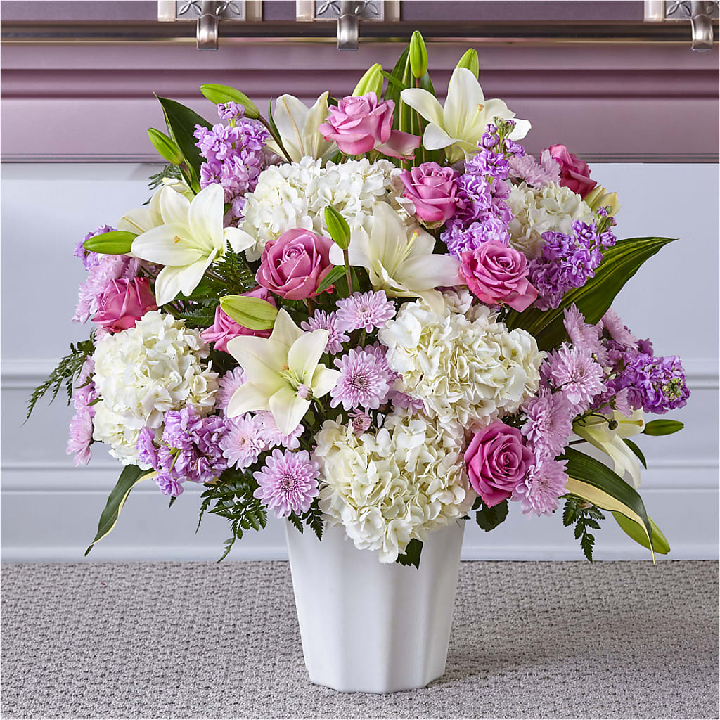 Heaven Sent Floor Basket – GIVENS FLOWERS & GIFTS LLC, Georgetown DE