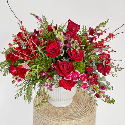 Big Red Bow Bouquet – GIVENS FLOWERS & GIFTS LLC, Georgetown DE