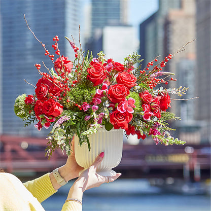 Big Red Bow Bouquet – GIVENS FLOWERS & GIFTS LLC, Georgetown DE