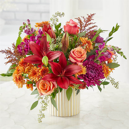 Burgundy Landscape Bouquet – GIVENS FLOWERS & GIFTS LLC, Georgetown DE
