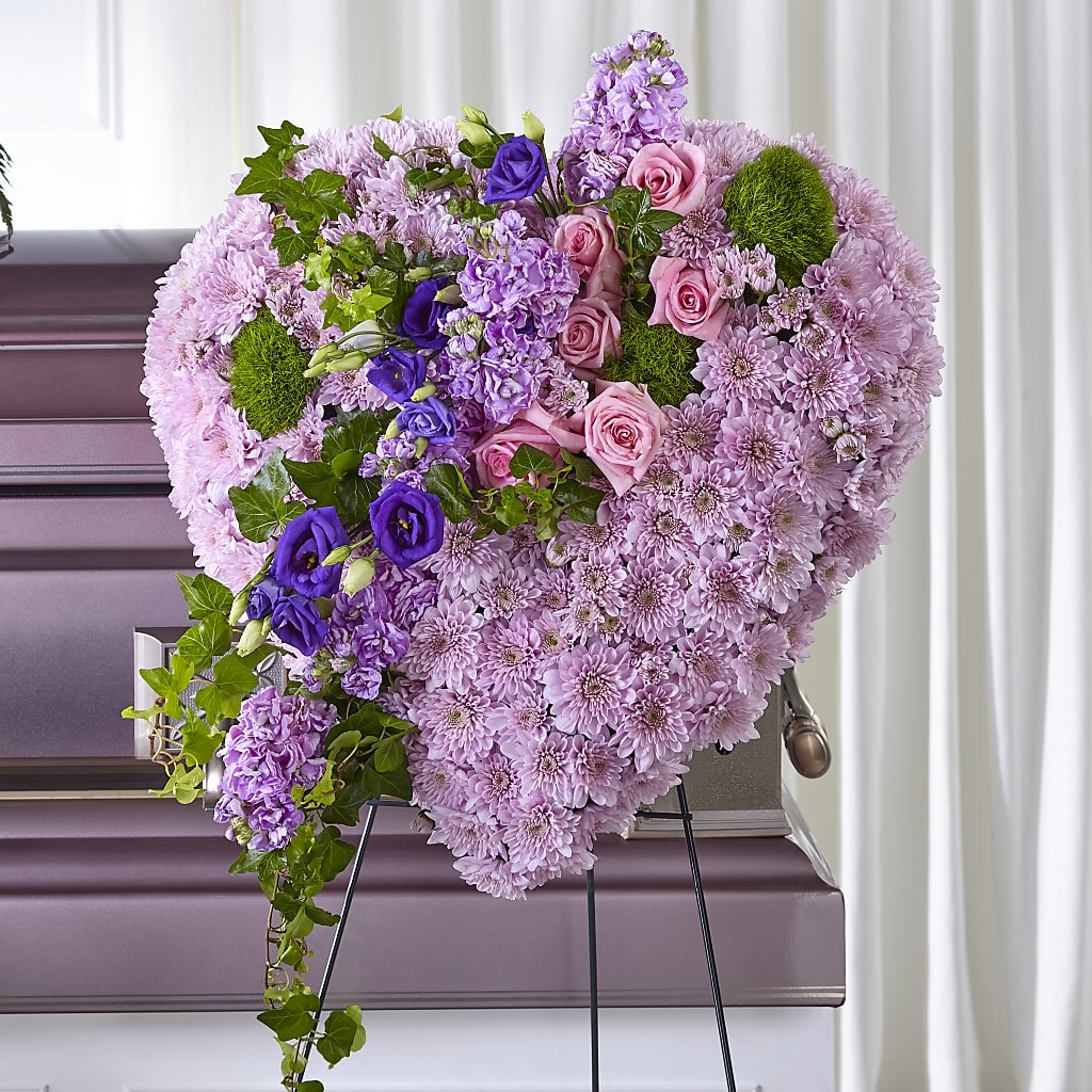 Treasured Love Standing Heart – GIVENS FLOWERS & GIFTS LLC, Georgetown DE