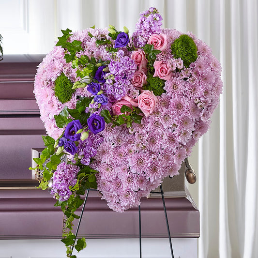 Treasured Love Standing Heart – GIVENS FLOWERS & GIFTS LLC, Georgetown DE