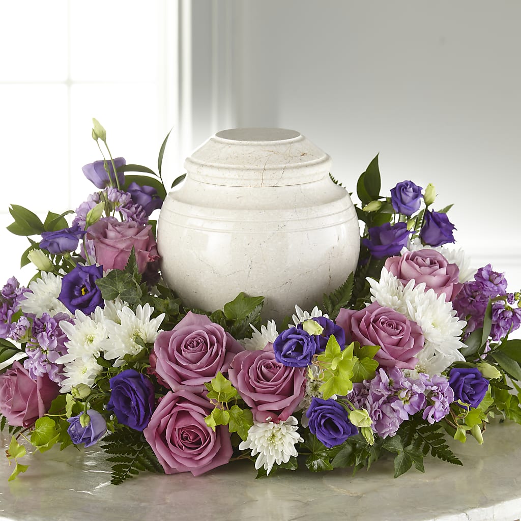 Blooming Sympathy Cremation Adornment – GIVENS FLOWERS & GIFTS LLC, Georgetown DE