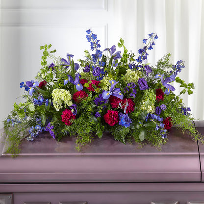 Always Treasured Casket Spray – GIVENS FLOWERS & GIFTS LLC, Georgetown DE