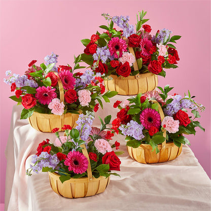 Pink Picnic Basket – GIVENS FLOWERS & GIFTS LLC, Georgetown DE
