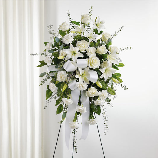 With Care Standing Spray – GIVENS FLOWERS & GIFTS LLC, Georgetown DE