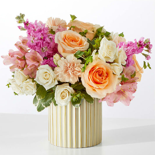 Paradise Bouquet with Ivory Vase – GIVENS FLOWERS & GIFTS LLC, Georgetown DE